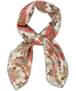 Tapis Noir light flower wave scarf
