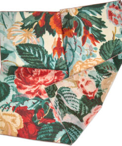 Alternative view of Tapis Noir light multicolor flower scarf