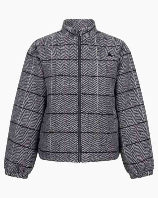 Alternative view of Another-Label Sarah another check jacket black white pomegranate check