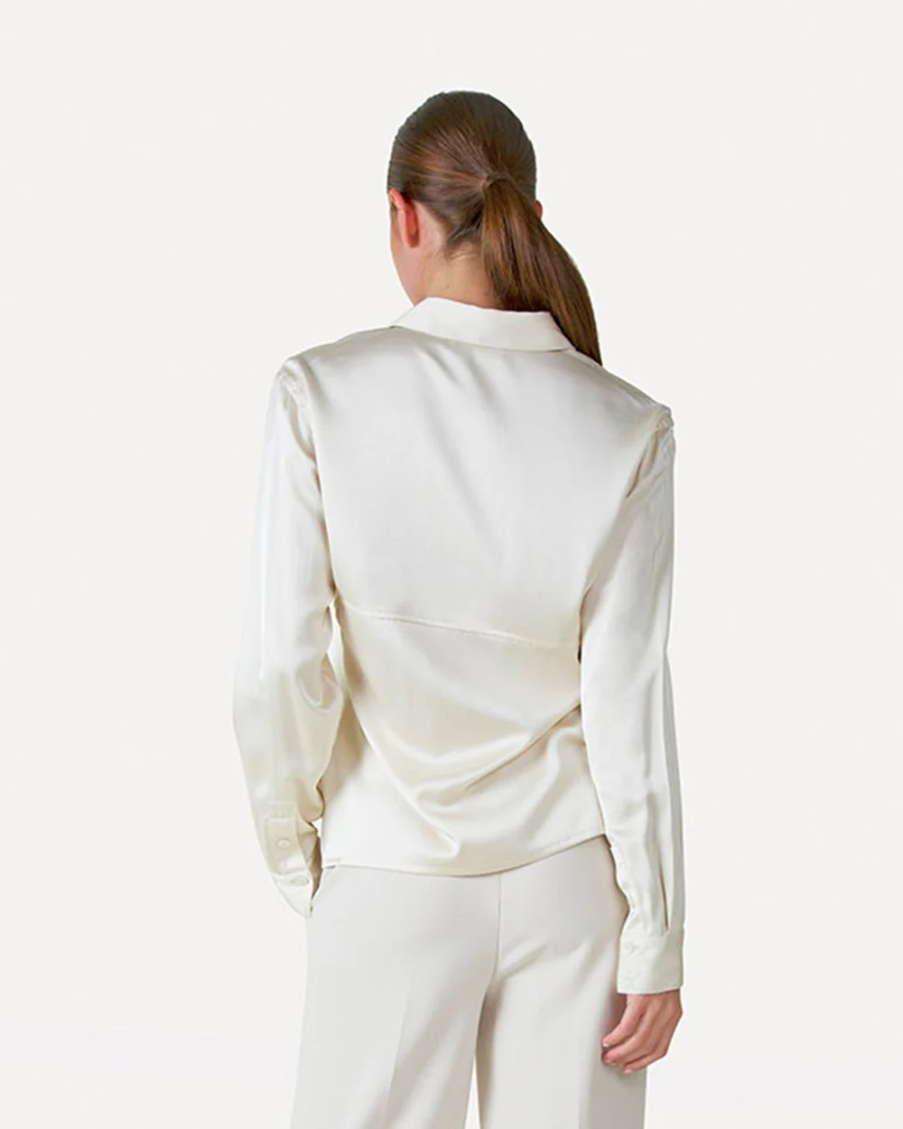 Another-Label Violetta shirt l/s sea salt - Afbeelding 3