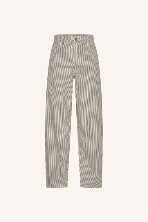 Alternative view of By-Bar Lew stripe pants jet black stripe