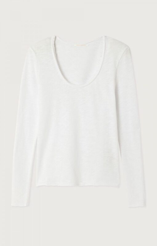 Alternative view of American Vintage SON02HGE2 t-shirt ml blanc