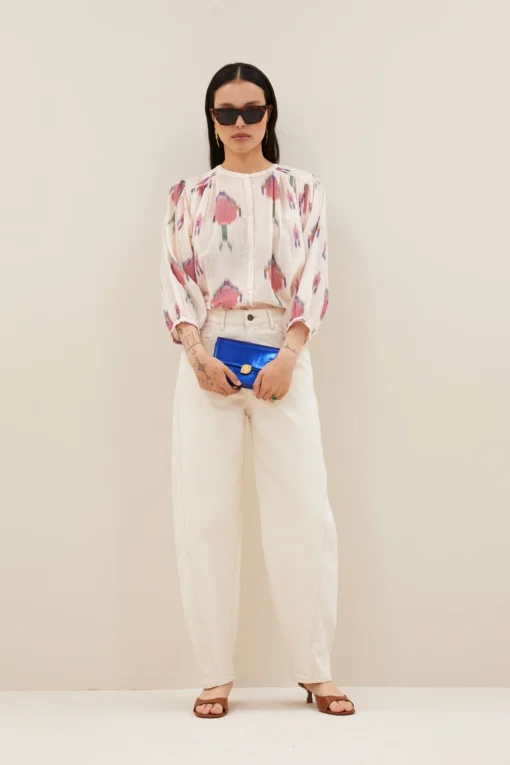 By-Bar Becky ikat blouse spring ikat