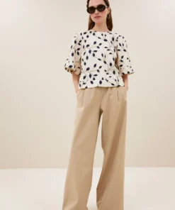 By-Bar Olivia botanic blouse midnight