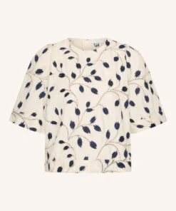 Alternative view of By-Bar Olivia botanic blouse midnight