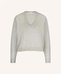 Alternative view of By-Bar Wales pullover light grey melee