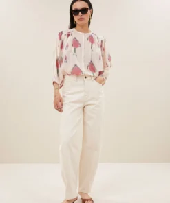 By-Bar Begum raw jeans raw white