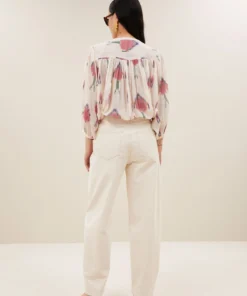 Alternative view of By-Bar Begum raw jeans raw white