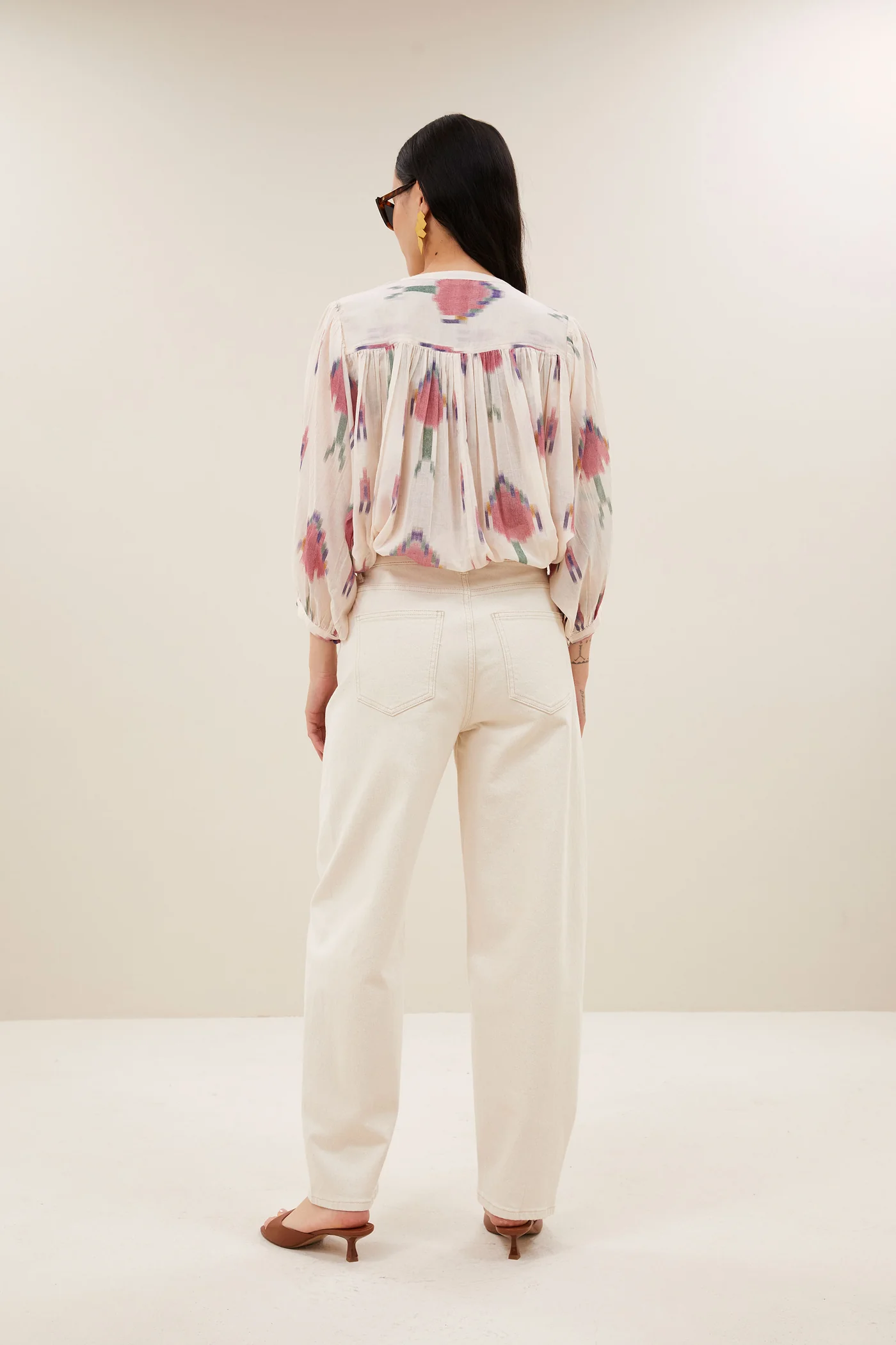 By-Bar Begum raw jeans raw white - Afbeelding 2