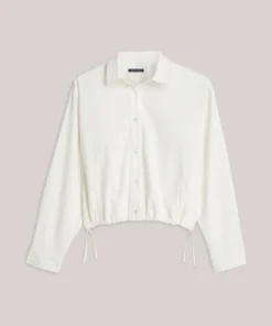 Alternative view of Summum 2s3404 blouse denim light white cotton twill