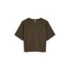 Summum 3s5275 Top boxy tee sparkle coffee