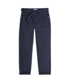 Summum 4s2889 Tapered pant heritage stretch twill midnight blue