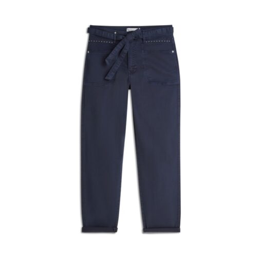 Summum 4s2889 Tapered pant heritage stretch twill midnight blue