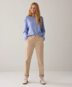 Summum 4s2931 Slim chino pant stretch sateen alpaca