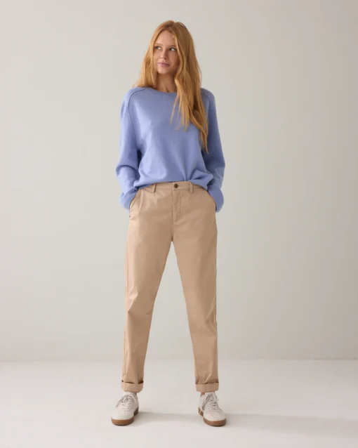 Summum 4s2931 Slim chino pant stretch sateen alpaca