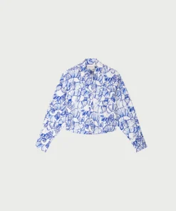 Alternative view of Fabienne Chapot Haidy blouse cosy white/cobalt