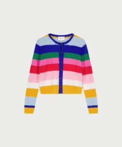Alternative view of Fabienne Chapot Z26 Henry cardigan multi stripe