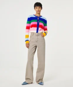 Fabienne Chapot Z26 Henry cardigan multi stripe