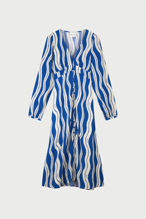 Alternative view of Fabienne Chapot Ana dress cosy white/cobalt