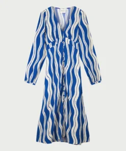 Alternative view of Fabienne Chapot Ana dress cosy white/cobalt