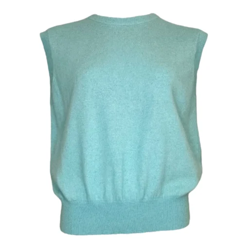 TWNS Z26 Durango sleeveless round-neck jumper aqua