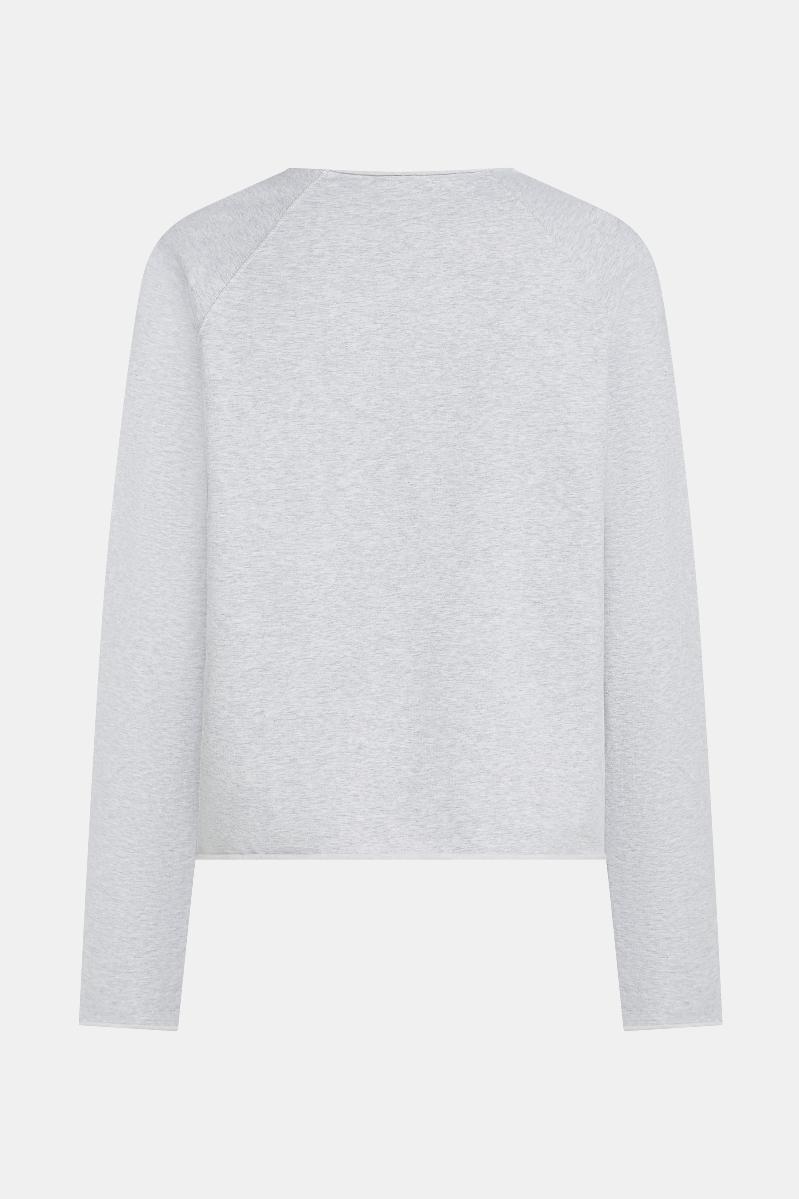 Penn&Ink S26F1830 sweater print grey melange/black - Afbeelding 2