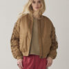 Summum 1s1282 Jacket bomber khaki - Afbeelding 4