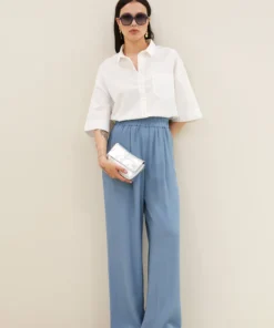 By-Bar Pilar poplin blouse white