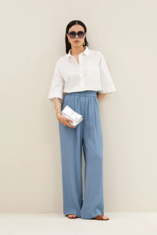 By-Bar Pilar poplin blouse white