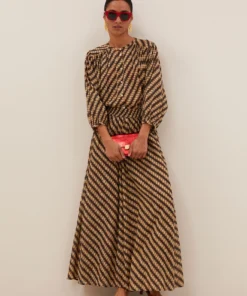 By-Bar Ruby manilla skirt manilla print