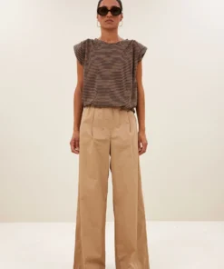 By-Bar Nilou stripe top tannin stripe