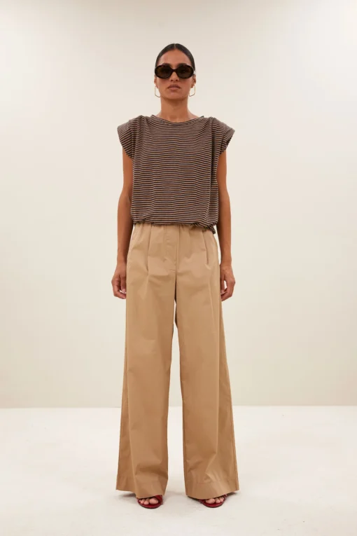 By-Bar Nilou stripe top tannin stripe