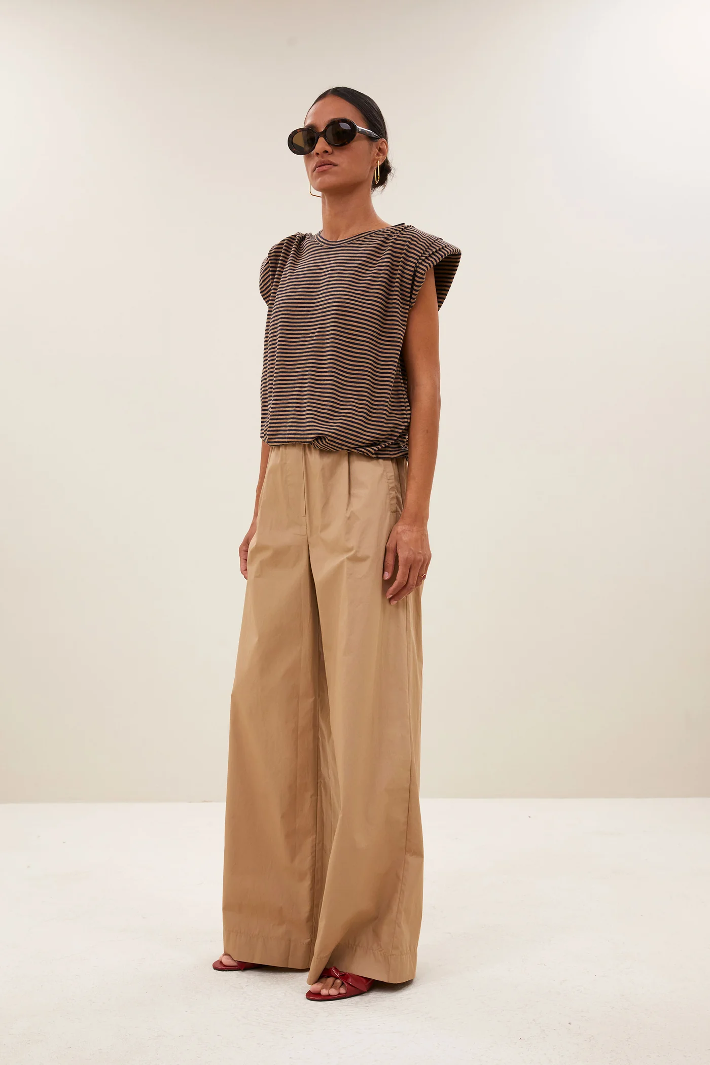 By-Bar Nilou stripe top tannin stripe - Afbeelding 3