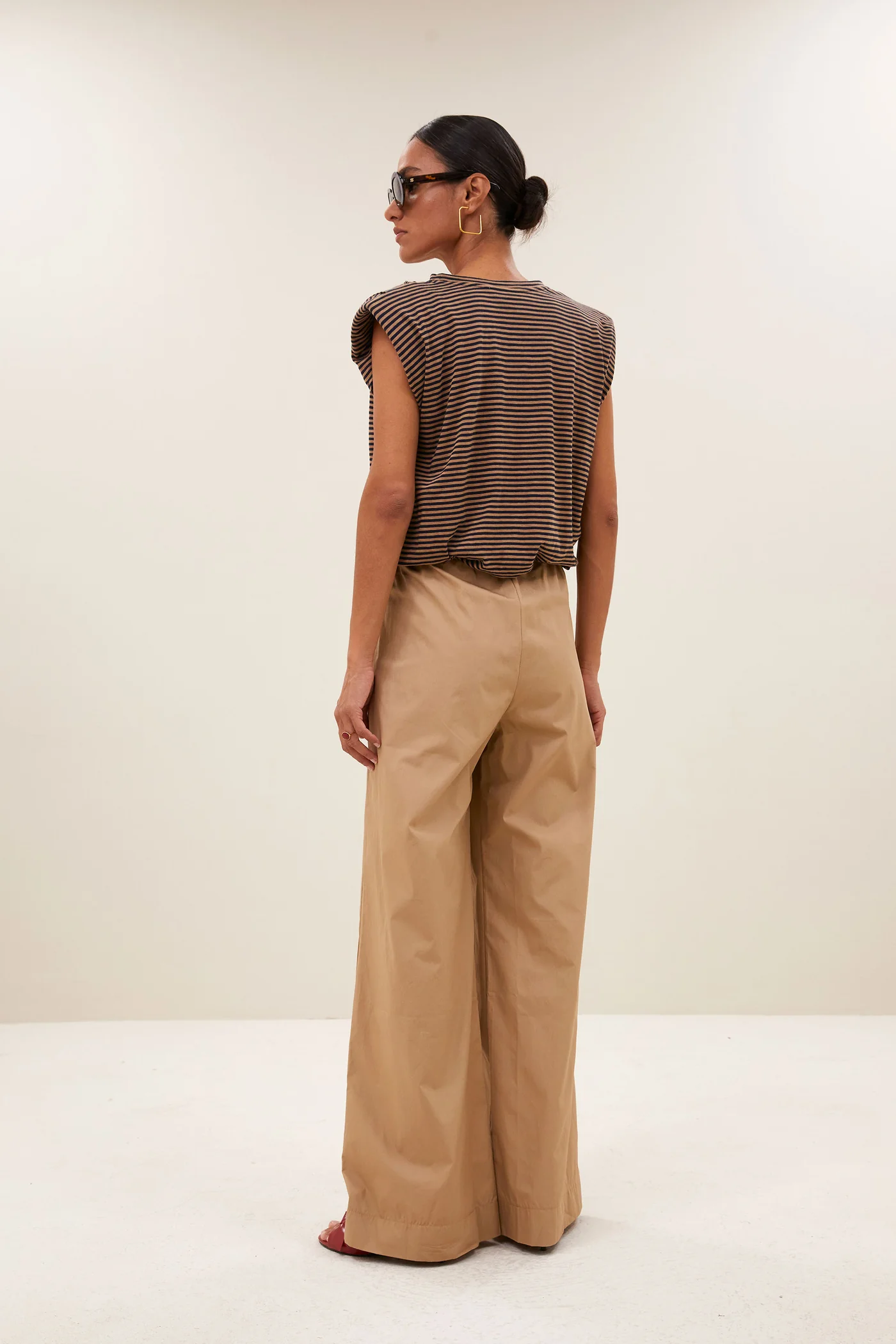 By-Bar Nilou stripe top tannin stripe - Afbeelding 4