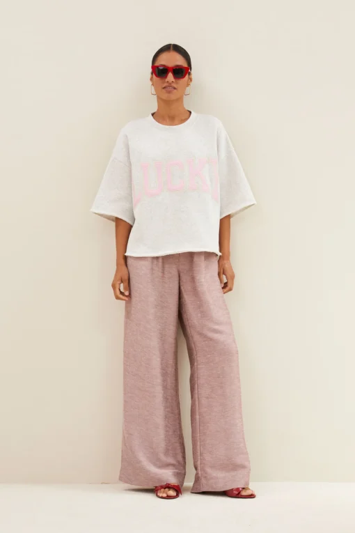 By-Bar Willow lucky top light grey melee