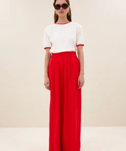 By-Bar Benji satin stripe pants lollipop