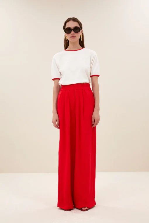 By-Bar Benji satin stripe pants lollipop