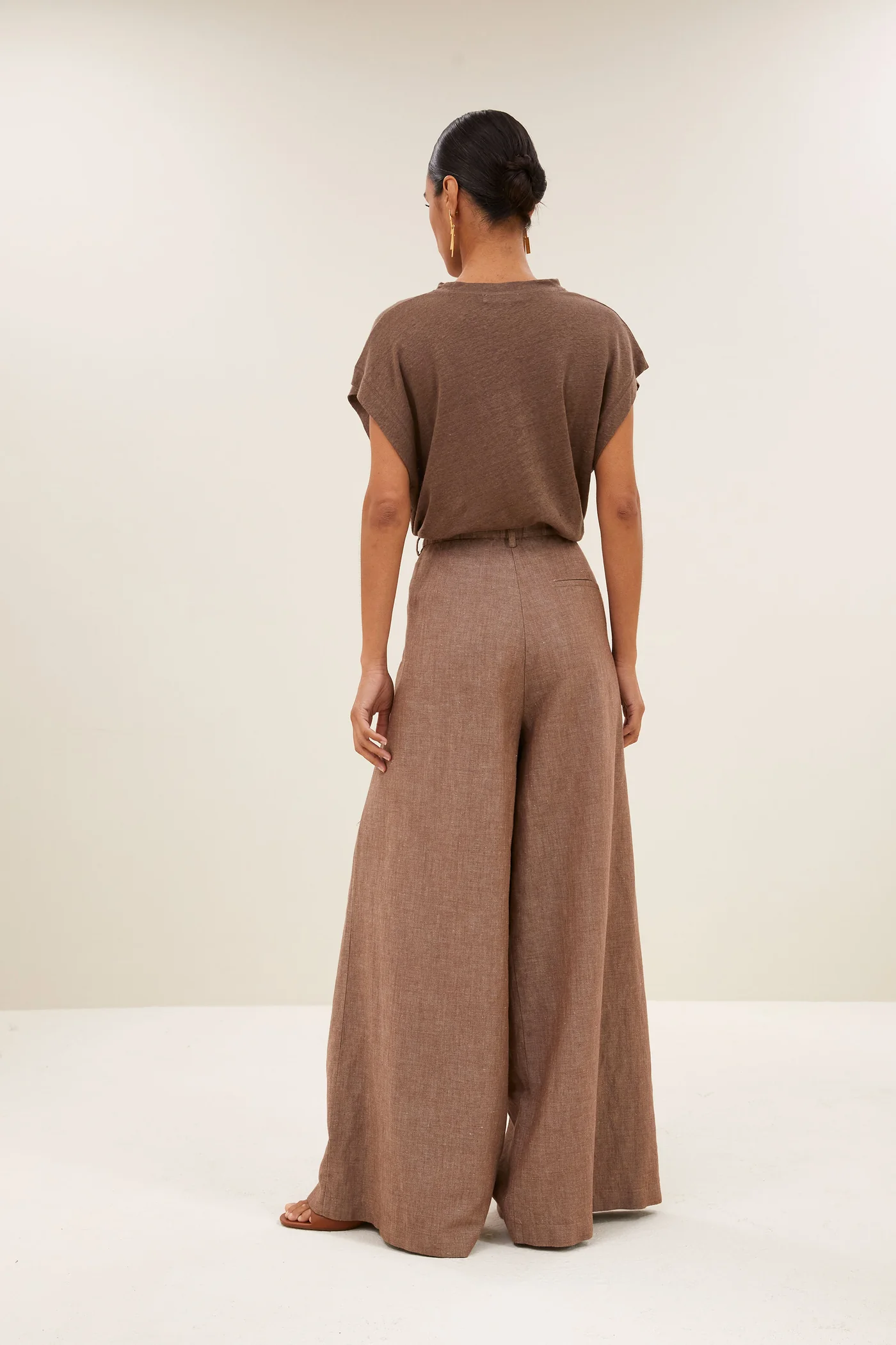 By-Bar Mason linen top iced coffee - Afbeelding 5