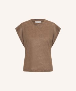 Alternative view of By-Bar Mason linen top iced coffee