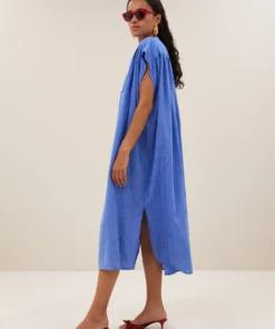 By-Bar Bodin athia dress sapphire blue