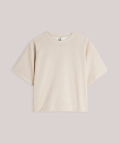 Alternative view of Summum 3s5275 Top boxy tee sparkle ivory