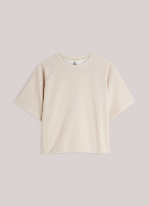 Alternative view of Summum 3s5275 Top boxy tee sparkle ivory