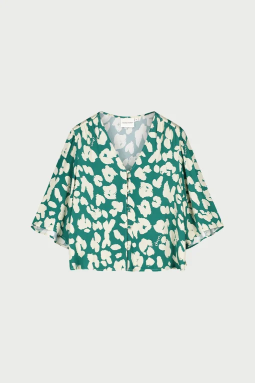 Fabienne Chapot Starlet blouse evergreen/cosy white