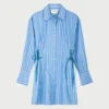 CLTDRS07SS260240 0240 Coletta Blue Pyjama Stripe Dress 01