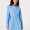 CLTDRS07SS260240 0240 Coletta Blue Pyjama Stripe Dress 03 Model A