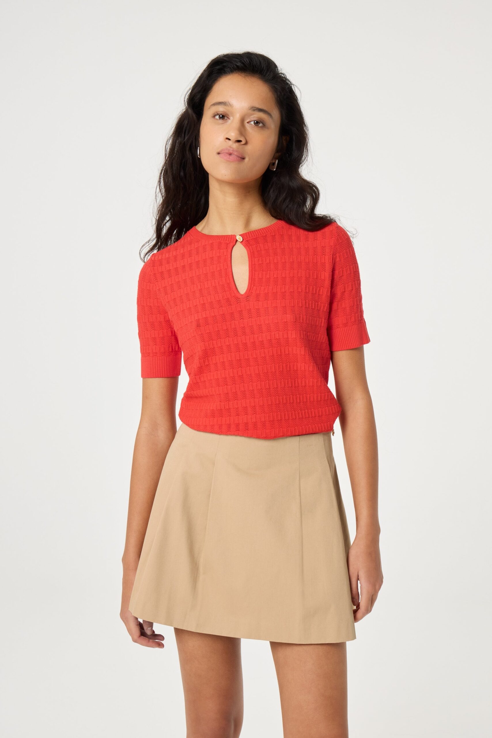 Fabienne Chapot Masja pullover tangerine tango - Afbeelding 6