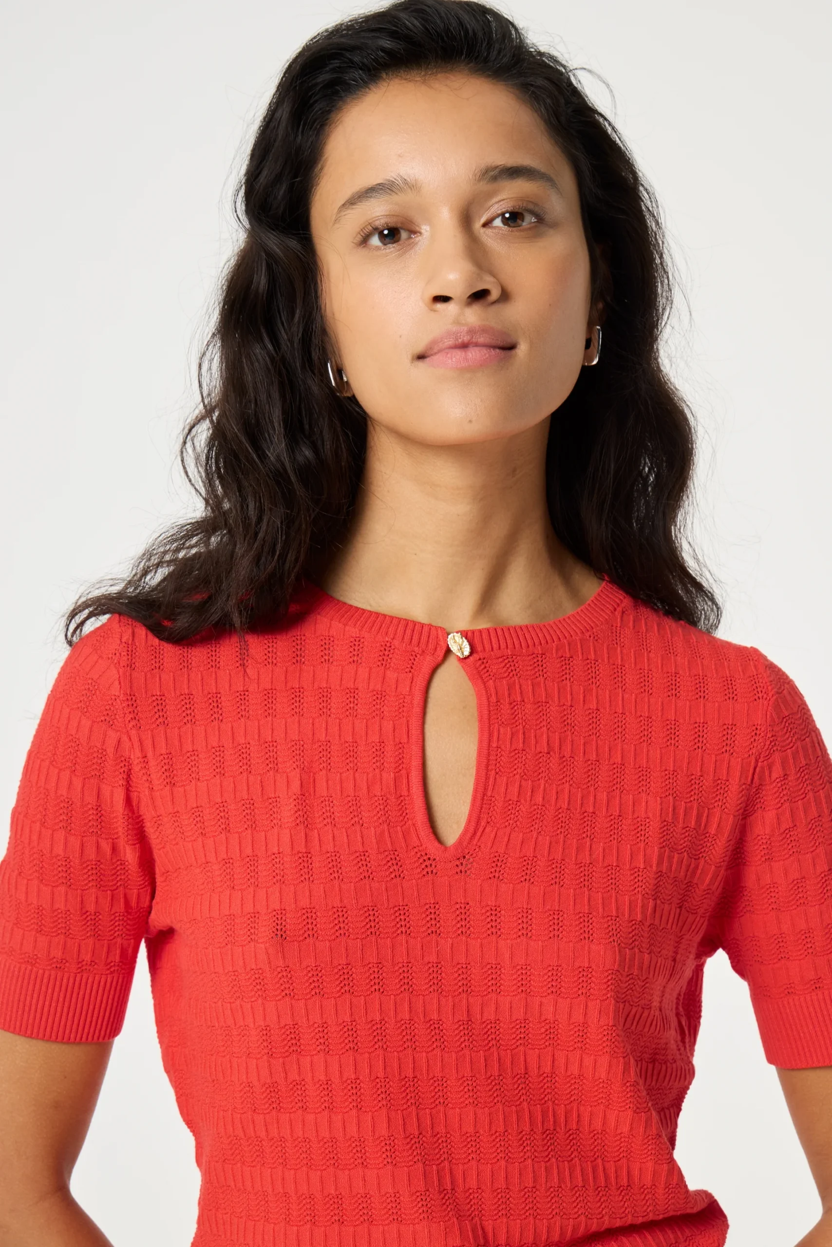 Fabienne Chapot Masja pullover tangerine tango - Afbeelding 5