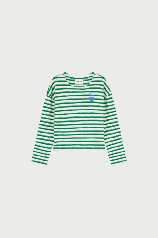 Alternative view of Fabienne Chapot Celina top cosy white/green