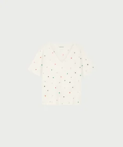 Alternative view of Fabienne Chapot Z26 Phil v-neck t-shirt cosy white