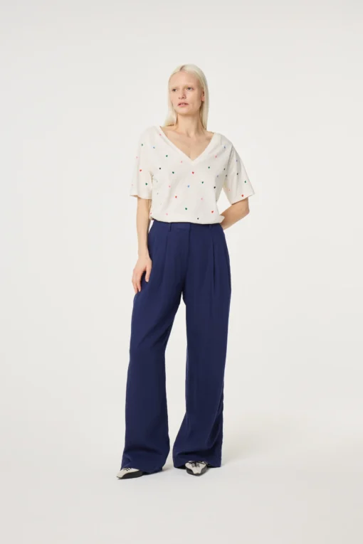 Fabienne Chapot Z26 Phil v-neck t-shirt cosy white